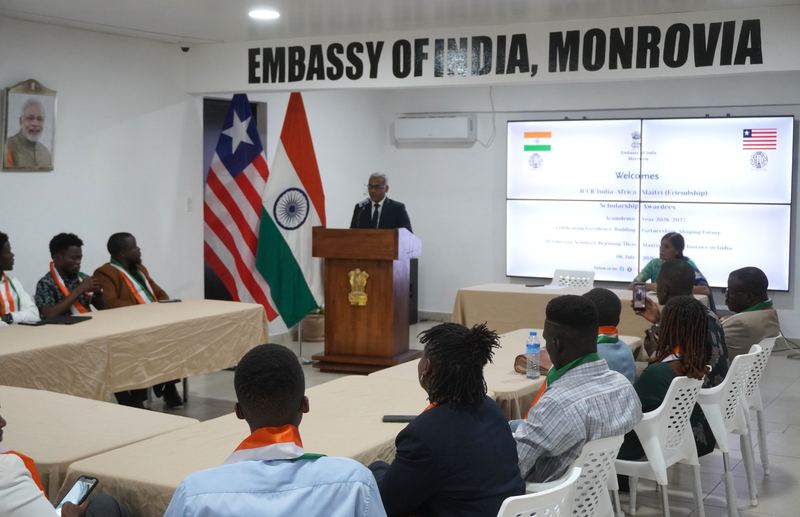 Honouring of 20 Liberian Students Awarded ICCR India–Africa Maitri Scholarships for AY 2026-2027 – 06 July 2026